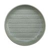 Chlorite - Deep Plate 26cm - Dĩa sâu đan tre 26cm xanh lá đậm trổ (matte) (Bamboo collection)