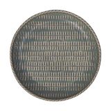  Chlorite - Deep Plate 20cm - Dĩa sâu đan tre 20cm xanh lá đậm trổ (matte) (Bamboo collection) 