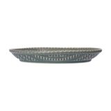  Chlorite - Deep Plate 20cm - Dĩa sâu đan tre 20cm xanh lá đậm trổ (matte) (Bamboo collection) 