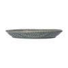  Chlorite - Deep Plate 20cm - Dĩa sâu đan tre 20cm xanh lá đậm trổ (matte) (Bamboo collection) 