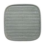  Chlorite - Square Plate 26cm - Dĩa vuông đan tre 26cm xanh lá đậm trổ (matte) (Bamboo collection) 