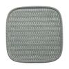 Chlorite - Square Plate 22cm - Dĩa vuông đan tre 22cm xanh lá đậm trổ (matte) (Bamboo collection)