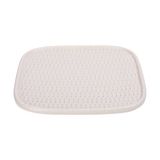  Beige - Square Plate 26cm - Dĩa vuông đan tre 26cm màu be (Bamboo collection) 