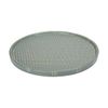  Chlorite - Round Flat Plate 30cm - Dĩa tròn vành đứng đan tre 30cm xanh lá đậm trổ (matte) (Bamboo collection) 