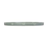  Chlorite - Round Flat Plate 22cm - Dĩa tròn vành đứng đan tre 22cm xanh lá đậm trổ (matte) (Bamboo collection) 