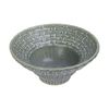  Chlorite - Bowl 18cm - Bát chiết yêu đan tre 18cm xanh lá đậm trổ (matte) (Bamboo collection) 