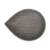 Chlorite - Leaf Plate 26cm - Dĩa lá đan tre 26cm xanh lá đậm trổ (matte) (Bamboo collection)