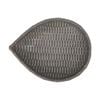 Chlorite - Leaf Plate 19cm - Dĩa lá đan tre 19cm xanh lá đậm trổ (matte) (Bamboo collection)
