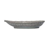  Chlorite - Leaf Plate 26cm - Dĩa lá đan tre 26cm xanh lá đậm trổ (matte) (Bamboo collection) 