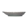  Chlorite - Leaf Plate 26cm - Dĩa lá đan tre 26cm xanh lá đậm trổ (matte) (Bamboo collection) 