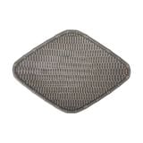  Chlorite - Rhombus Plate 40cm - Dĩa hình thoi đan tre 40cm xanh lá đậm trổ (matte) (Bamboo collection) 