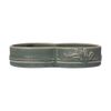  Chlorite - 2-compartment Sauce Dish 16.5cm - Dĩa đôi lóng tre 16.5cm xanh lá đậm trổ (matte) (Bamboo collection) 