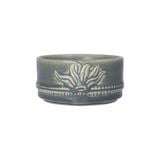  Chlorite - Bowl 12cm - Chén lóng tre 12cm xanh lá đậm trổ (matte) (Bamboo collection) 