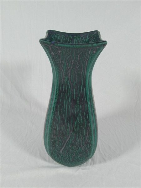  Vase_Bình hoa bầu miệng vuông 24cm xanh thiên phúc 