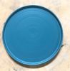Aqua - Round Flat Plate 30cm - Dĩa tròn vành đứng 30cm xanh biển không viền (matte)