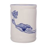  Cream - Chopstick Holder 10 x 14cm - Hũ đũa 10 x 14cm The Nón Lá (Bonjour Vietnam) 