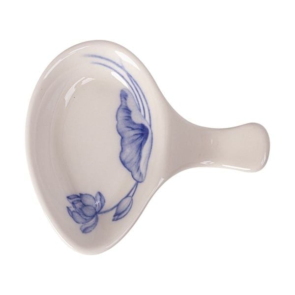  Cream - Chopstick & Spoon Rest 9 x 8cm - Gác đũa muỗng 9 x 8cm The Nón Lá (Bonjour Vietnam) 