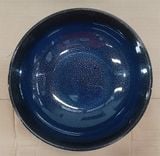  Saphir - Bowl 22cm - Tô trẹt 22cm xanh viền nâu kim sa (Sparkling collection) 