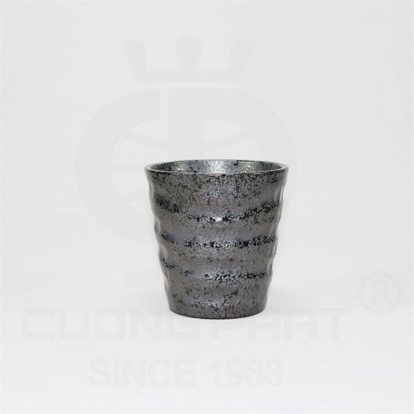  Noir - Cup 8.4 x 8.5cm - Ly 8.4 x 8.5cm đen có vệt 