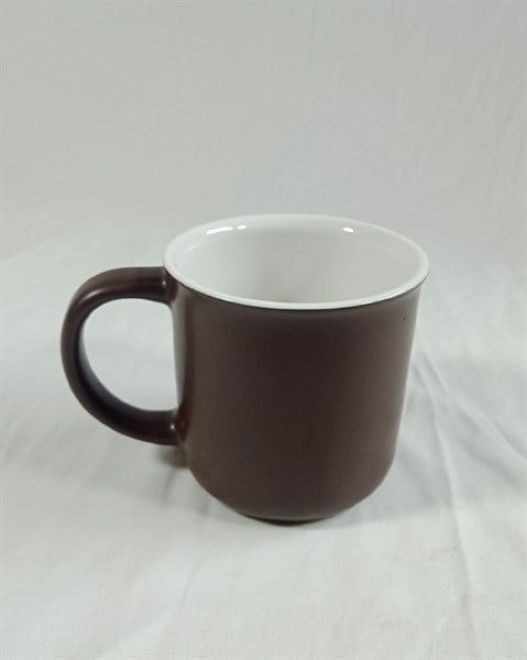  Mug 260ml - Ca đứng 260ml màu nâu (có decal) 