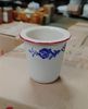  Cream - Cup - Ly miệng loe viền đỏ Thôn Quê (Le Coq collection) 