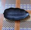  Noir - Banana Leaf Plate 37cm - Dĩa lá chuối cạn 37cm đen không vệt 