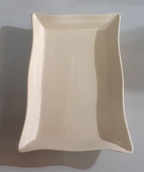  Beige - Rectangular Plate 22 x 14cm - Dĩa chữ nhật 22 x 14cm màu be (Sandy collection) 