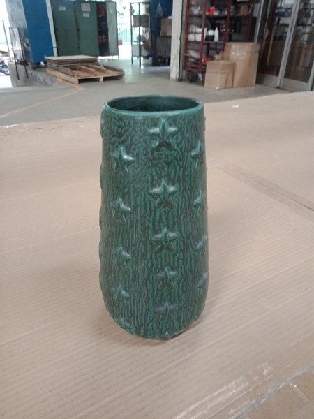  Décor - Vase 23cm - Bình hoa bầu sao nổi 23cm xanh thiên phúc 
