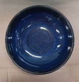  Saphir - Bowl 20.5 x 6.5cm - Tô 20.5 x 6.5cm xanh viền nâu kim sa (Sparkling collection) 