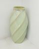 Vase_Bình hoa xoắn miệng tròn 23cm xanh bơ