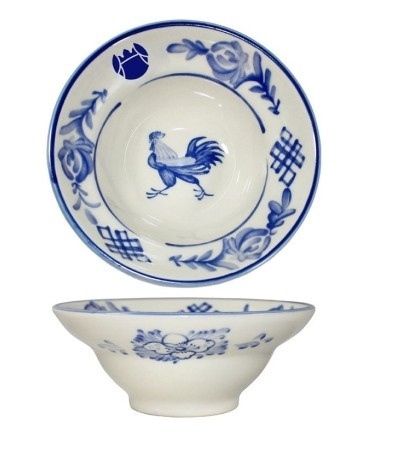  Cream - Bowl 20cm - Bát chiết yêu 20cm Thôn Quê (Le Coq collection) (có logo Vua Cua) 