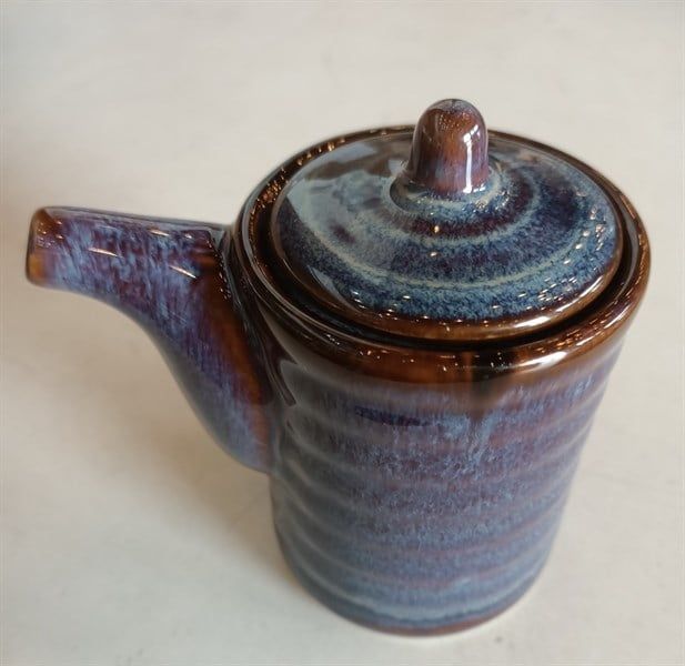  Ombré - Soy Sauce Pot w/ Lid 6.5 x 8cm - Bình tương có nắp 6.5 x 8cm nâu trầm 