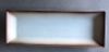 Rectangular Plate 40 x 14.5cm - Dĩa chữ nhật 40 x 14.5cm xám viền nâu (matte)
