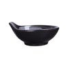  Noir - Bowl 12.5 x 11 x 4cm - Chén 12.5 x 11 x 4cm đen có vệt 