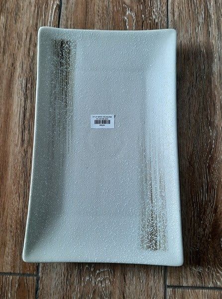  Blanche - Rectangular Plate 30 x 18 x 2cm - Dĩa chữ nhật 30 x 18 x 2cm lộc phát có vệt 