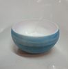  Planet - Round Bowl 18 x 8.5cm - Tô tròn dày 18 x 8.5cm sọc ngang xanh lòng trắng 