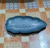  Lotus - Banana Leaf Plate 37cm - Dĩa lá chuối cạn 37cm xanh thiên phúc 