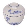 Cream - Bowl w/ Lid 17cm - Thố có nắp 17cm The Nón Lá (Bonjour Vietnam)