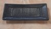 Noir - Rectangular Plate 22 x 9.3 x 2.3cm - Dĩa chữ nhật 22 x 9.3 x 2.3cm đen không vệt