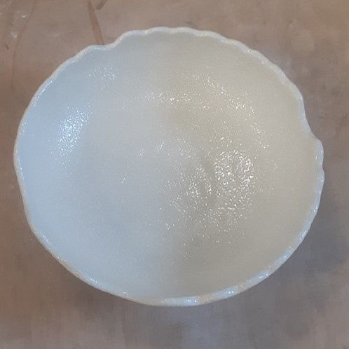  Blanche - Bowl 20.5 x 6.5cm - Tô cắt 20.5 x 6.5cm lộc phát không vệt 