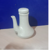 Blanche - Soy Sauce Pot w/ Lid 8 x 10cm - Bình tương có nắp 8 x 10cm lộc phát có vệt