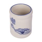  Cream - Toothpick Holder 5 x 6cm - Hũ tăm 5 x 6cm The Nón Lá (Bonjour Vietnam) 