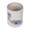 Cream - Toothpick Holder 5 x 6cm - Hũ tăm 5 x 6cm The Nón Lá (Bonjour Vietnam)