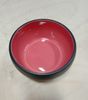 Round Bowl 11 x 5.5cm - Tô tròn dày 11 x 5.5cm đen lòng đỏ