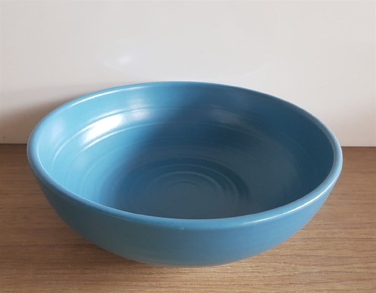  Aqua - Bowl 20.5 x 6.5cm - Tô 20.5 x 6.5cm xanh biển không viền (matte) 