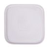  Snowy - Square Flat Plate 26cm - Dĩa vuông vành đứng 26cm bông tuyết 