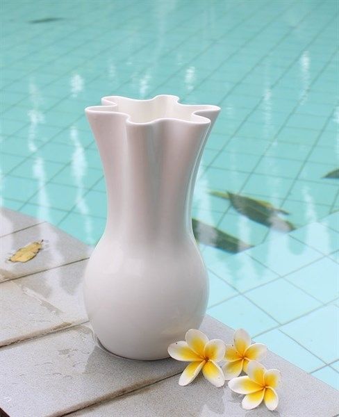  Vase_Bình hoa bầu 6 cánh 25.5cm 