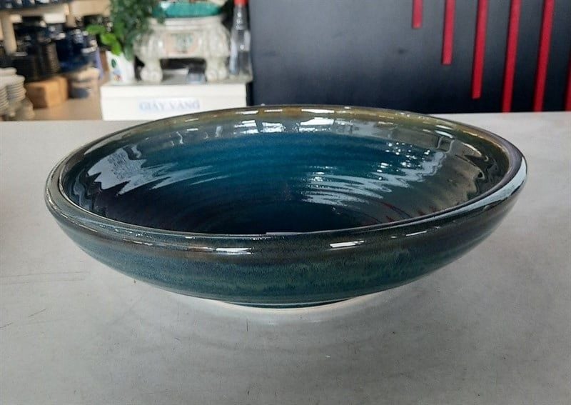 Seaweed - Round Bowl 31cm - Tô tròn 31cm xanh rêu 