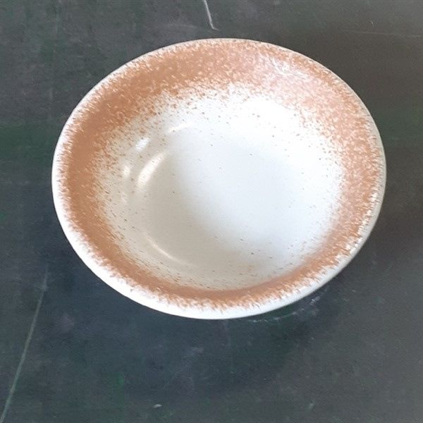  Ariel - Sauce Dish 9cm - Chén chấm 9cm xanh ngọc viền nâu (matte) (Sandy collection) 