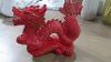  Décor - Tượng "Long Vương Vạn Phúc" 25 x 22cm màu đỏ 